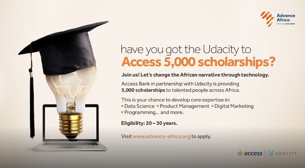 Udacity/Access Bank Advance Africa Digital Training Scholarships